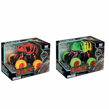 Monster Trucks tad-Dinosawru Pull Back Kbar - Kaxxa tar-Rigal (2 biċċiet)