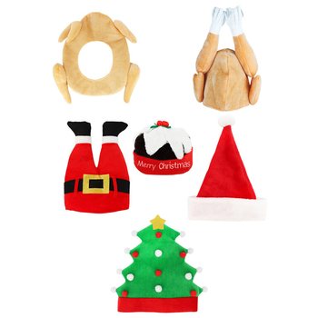TAĦLITA TA' BROWNETTI TAL-MILIED LUSSUŻI U DAĦKIENA - XMAS CAPS (6 pcs)