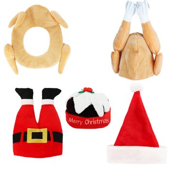 TAĦLITA TA' BROWNETTI TAL-MILIED LUSSUŻI U DAĦKIENA - XMAS CAPS (6 pcs)