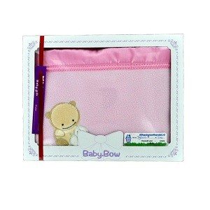 GĦATA FLEECE BABY BOW - ROŻA