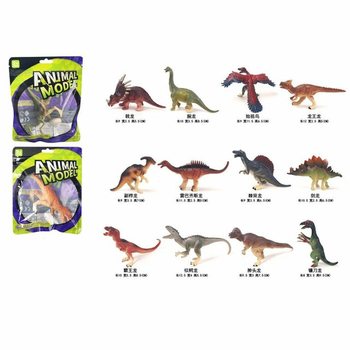 SET TA' FIGURI TA' DINOSAWRU - F'BORŻA GĦAL RIGAL (12-il biċċa)