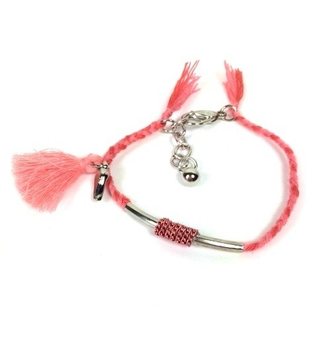 Bracelet mmaljat stil Ibiza roża (1 pz)