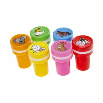 Timbri Annimali tal-Fatturija f'Display (60 biċċa)