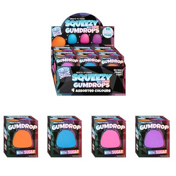 SQUEEZE GUM DROP - B'MILI TAX-XORTA TA' ZOKKOR - F'DISPLAY (12-il biċċa)