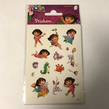 Folja ta' Stikers: DORA, daqs 16 x 9 cm (10 biċċiet)