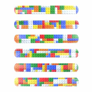 SLAP BRACELET - BRICKS (120 pz.)