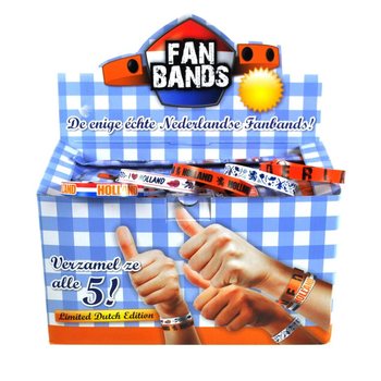 ***RAĦIS ĦAFNA*** FAN BANDS / BRAZZULETTI TAL-OLANDA F'DISPLAY (160 biċċa)