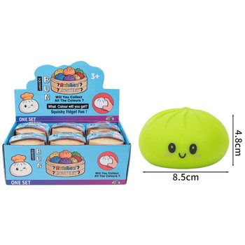 RAGE - Squishy Bun Dumplings KBAR (8.5 x 8.5 x 4.8 cm) - Viral 2026 Fidget Toy (12 pz.)