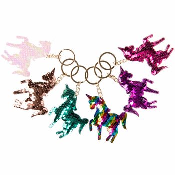 KEYCHAIN TAL-UNICORN BI-SEQINS (12-il biċċa)
