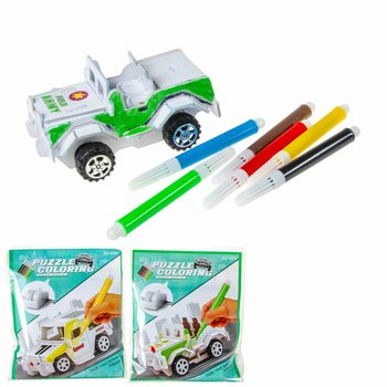 3D Puzzle Ibni u Pinġi l-Karozza Tiegħek (12-il biċċa)