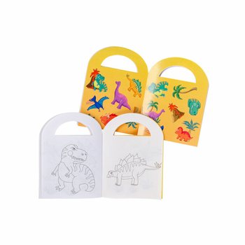 Kotba tal-Kulur tad-Dinosawri bi Stikers (48 biċċa)