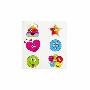 FUN TATTOOS &ndash; MUDELL: SMILEY (96 biċċa)