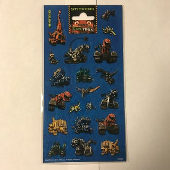 STIKERS: DINOTRUX, Dim. 20 x 10 ċm (10 pz.)