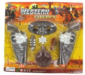 SET TA' LOGĦOB WESTERN COWBOY (6 biċċiet)
