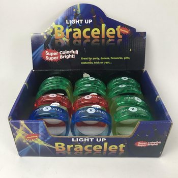 BRAZZULETTI LED LI JIDDU (12-il wieħed)