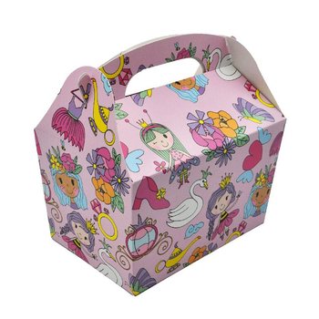 KAXA TAL-IKLA GĦAT-TFAL: PRINĊIPESSA - Daqs 18.5x12x19 CM - FOODBOX (24 biċċa)