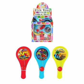 Logħba Paddle Bat Superheroes - Display (96 biċċa)
