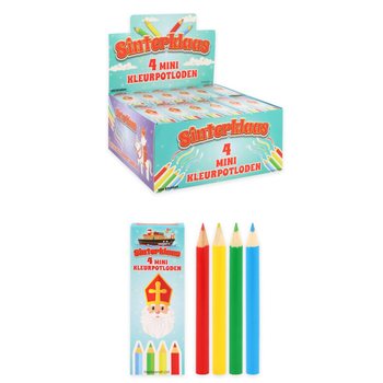 Lapes tal-kulur Sinterklaas (San Nikola) sett ta' 4 f'display (120 pz.)