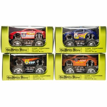 Monster Truck tal-Pulizija f'Display (12-il biċċa)