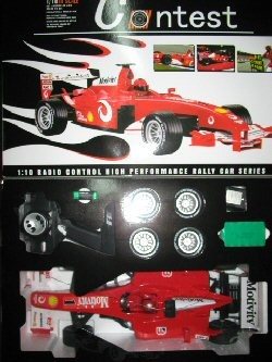Karozza kbira tal-Formula 1 RC Contest