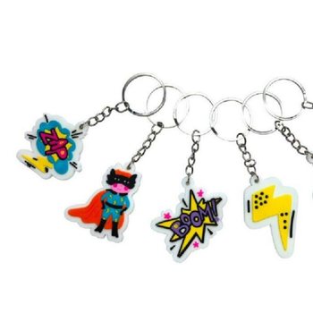 KEYCHAINS TAS-SUPEREROI (48 pz.)