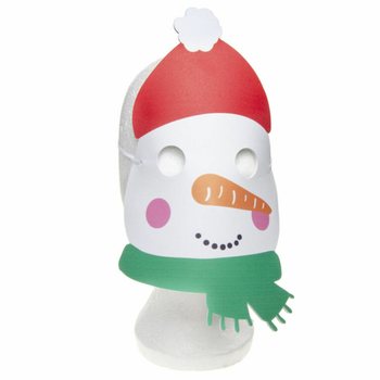 Mix ta' Maskri tal-Milied tal-Fowm - Santa Klaws, Renna u Snowman (48 biċċa)