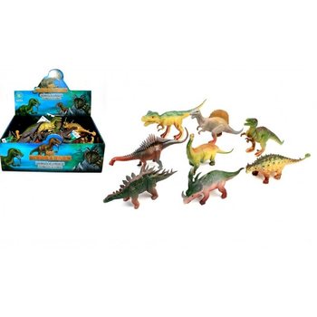 MIX DINOSAWRU, MADWAR 17 CM GĦOLI F'DISPLAY (16-il biċċa)