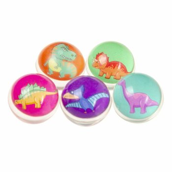 Balleli tal-lastiku Dinosawru Ø 3,2 cm (50 biċċa)