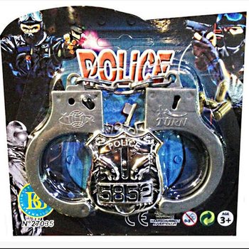 MANETTI TAL-PULIZIJA U BADGE (24 biċċa)