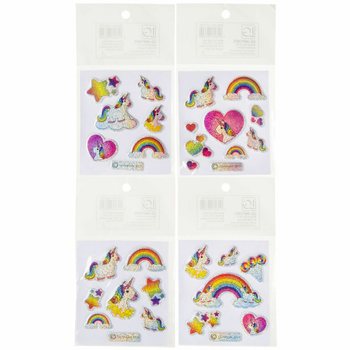 STIKERS GLITTER - UNIKORN (100 biċċa)