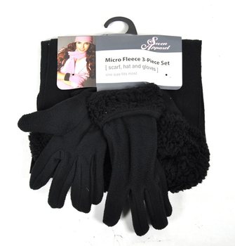 Sett Micro Fleece bi 3 Biċċiet Iswed