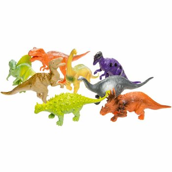 Dinosaur World: Sett ta' 8 Figuri kbar tad-Dinosawri