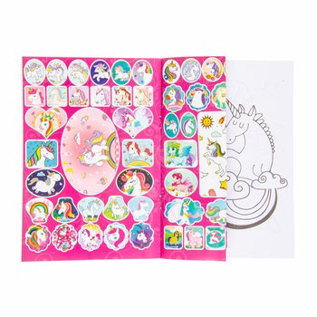 Ktieb tat-Tpinġija Unicorn bi Stikers 20x14 cm (24 pz)