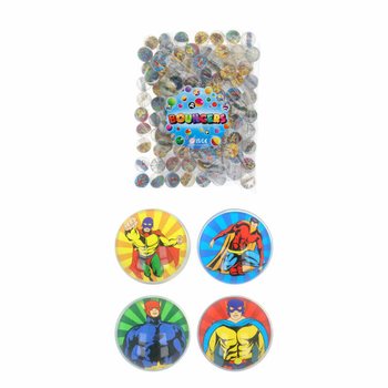 Mix Super Hero - Blalen tal-Gomma Ø3.3 cm (100 biċċa)