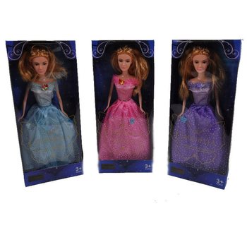 Doll tal-Fairy Tale ta' Cinderella, Kuluri Misti (3 biċċiet)