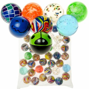 MIX Boċċi li Jaqbżu Ø 4,5 cm (40 pz)
