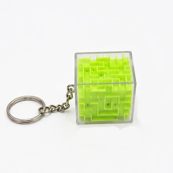 Keyring b'Logħba Labirint f'forma ta' Kubu (48 biċċa)