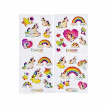 STIKERS GLITTER - UNIKORN (100 biċċa)