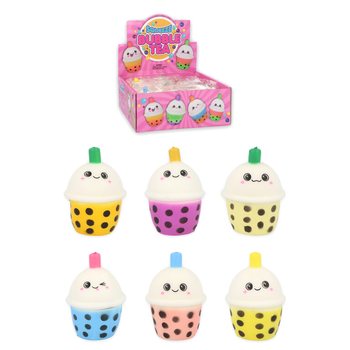 Bubble Tea Squeeze Fidget - Mix ta' Kuluri f'Display (12 pz.)