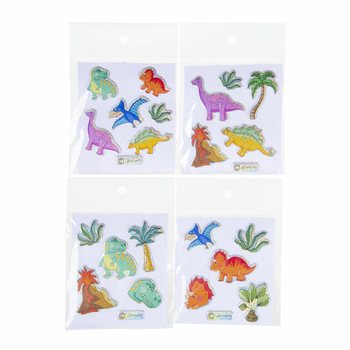 STIKERS GLITTER - MUDELL: DINOSAWRU (100 biċċa)