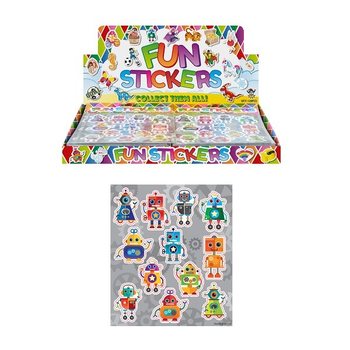 Stikers Divertenti – Mudell: Robots (120 biċċa)
