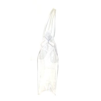 Borża tal-Ippakkjar Trasparenti ta' Lussu b'Bottom tal-Blokk u Manku B'saħħtu 18.5x18cm (25 pz)