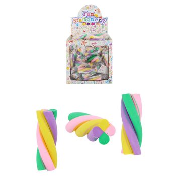 TWIST MARSHMALLOW ERASERS - F'DISPLAY (80 biċċa)