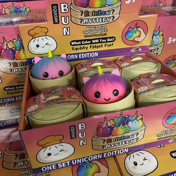 RAGE - Squishy Bun Dumplings KBAR - EDIZJONI UNICORN (8,5 x 8,5 x 7,5 cm) (12 pz)
