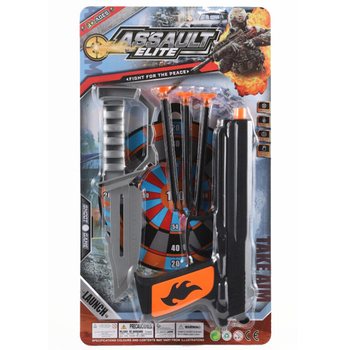 ASSAULT ELITE - Pistola b'Darts tas-Suction u Sikkina (6 biċċiet)