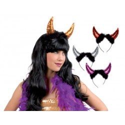 Diadema tax-Xitan bil-Glitter (6 biċċiet)