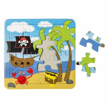 Mix Puzzles tal-Pirati - 14 x 14 cm (50 Biċċa)
