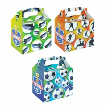 Menu Box – FOOTBALL – 14 x 9,5 x 18 cm (24 biċċa)