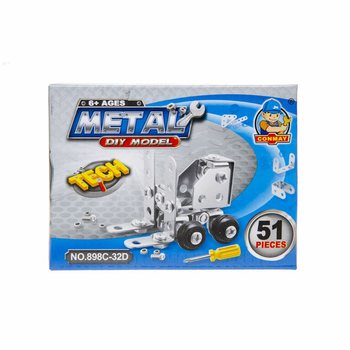 IBNI L-VETTURA TAL-KOSTRUZZJONI TAL-METALL TIEGĦEK F'DISPLAY (24 biċċa)