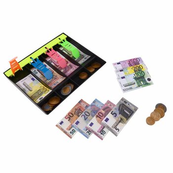 Kexxun tal-Flus b'Euro Play Money - 120 biċċa